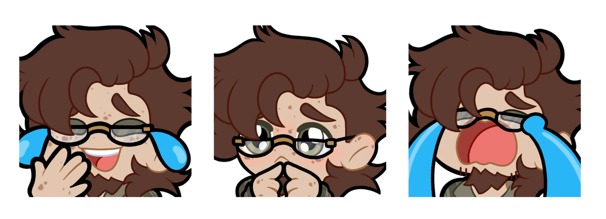 Set of 3 emotes - $9