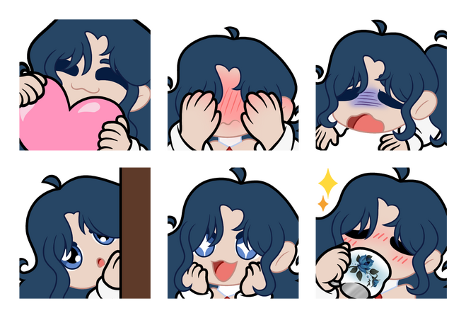 Set of 5 emotes +1 Gift - $15